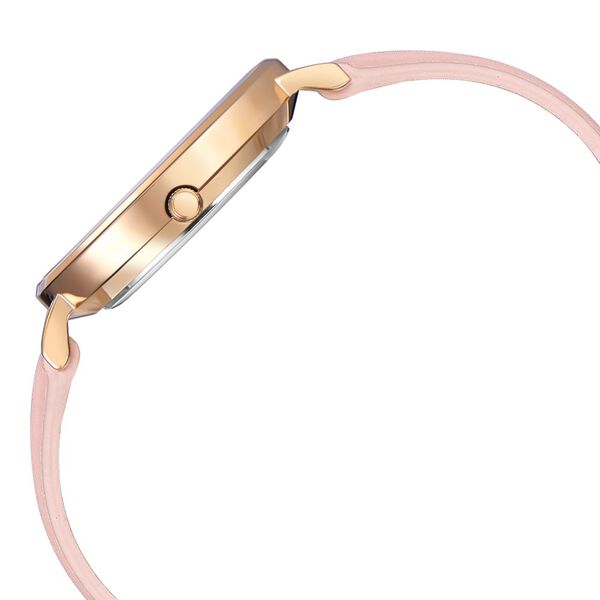 Poze by Sonata Quartz Analog Pink Dial PU Leather Strap Watch for Women - image number 3