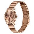 Sonata Poze Quartz Analog Rose Gold Dial Rose Gold Metal Strap Watch For Women - image number 4