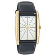 Sonata Quartz Analog Black Dial Leather Strap Watch for Men