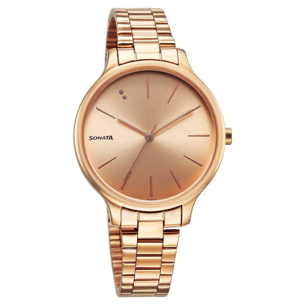 Sonata blush watch on sale