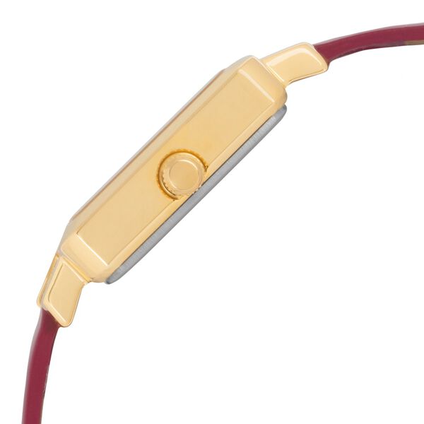 Sonata Splash Champagne Dial Women Watch With Leather Strap - image number 3