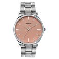 Sonata Aspire Quartz Analog Blue Dial Silver Stainless Steel Strap Watch For Men