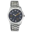 Sonata Quartz Analog Black Dial Leather Strap Watch for Men