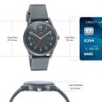 Sonata SF Field watch Quartz Analog Black Dial Grey Silicone Strap Watch For Men - image number 3