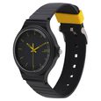 SF Quartz Analog Black Dial Plastic Strap Watch for Men - image number 2