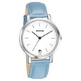 Sonata Play Silver Dial Women Watch With Leather Strap