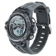 SF Digital Dial Grey PU Strap Watch For Men - image number 1