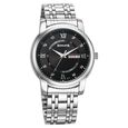 Sonata Wedding Quartz Analog Blue Dial Stainless Steel Strap Watch For Men