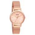 Sonata Linnea Pink Dial Women Watch With Stainless Steel Strap