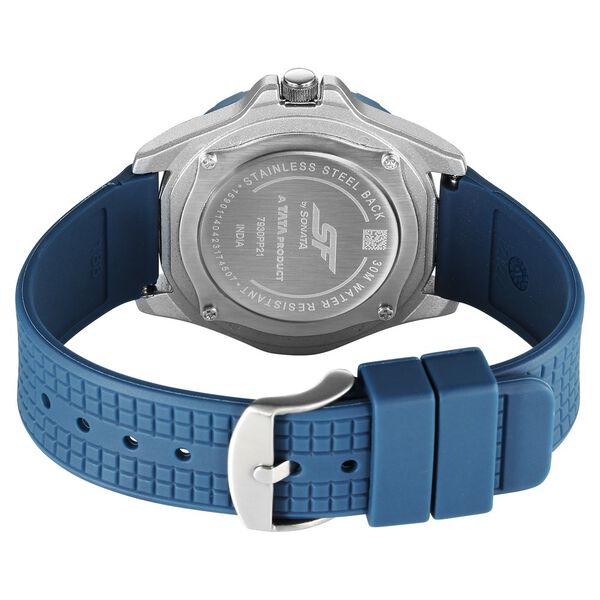 SF Sporty Blue Dial Polyurethane Strap Watch for Men - image number 3