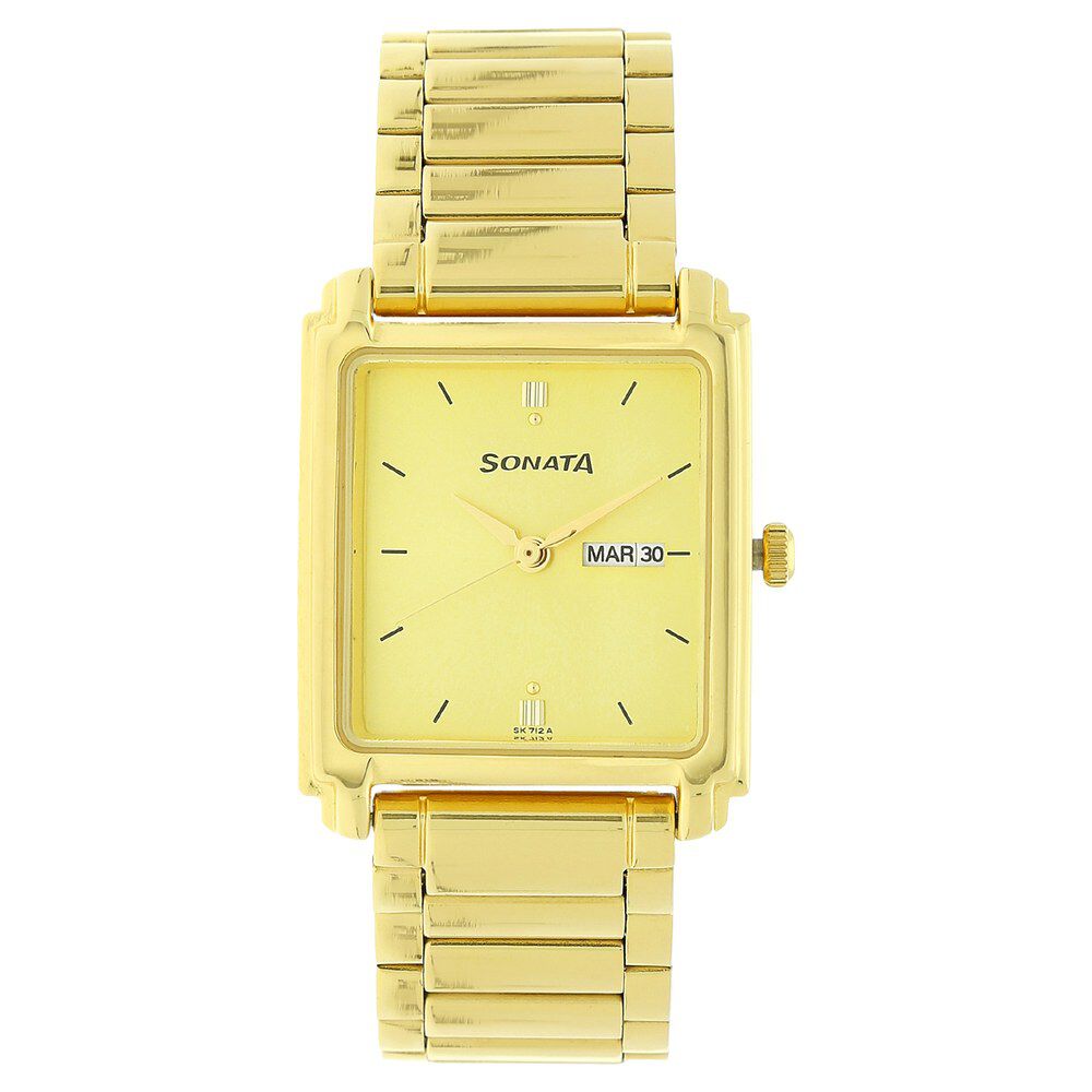 Sonata gents wrist sales watch with price