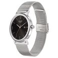 Sonata Quartz Analog with Date Black Dial Stainless Steel Strap Watch for Men - image number 1