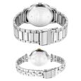 Sonata Quartz Analog Silver Dial Stainless Steel Strap Watch for Couple - image number 3