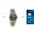 Sonata Poze Quartz Analog Green Dial Two Toned Colour Stainless Steel Strap Watch For Women - image number 3