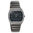 Poze Poze Quartz Analog Black Dial Grey Metal Strap Watch For Women - image number 2