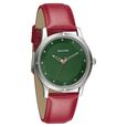Sonata Women of Steel Green Dial Leather Strap Watch for Women - image number 0