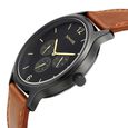 Sonata Quartz Multifunction Grey Dial Leather Strap Watch for Men - image number 2