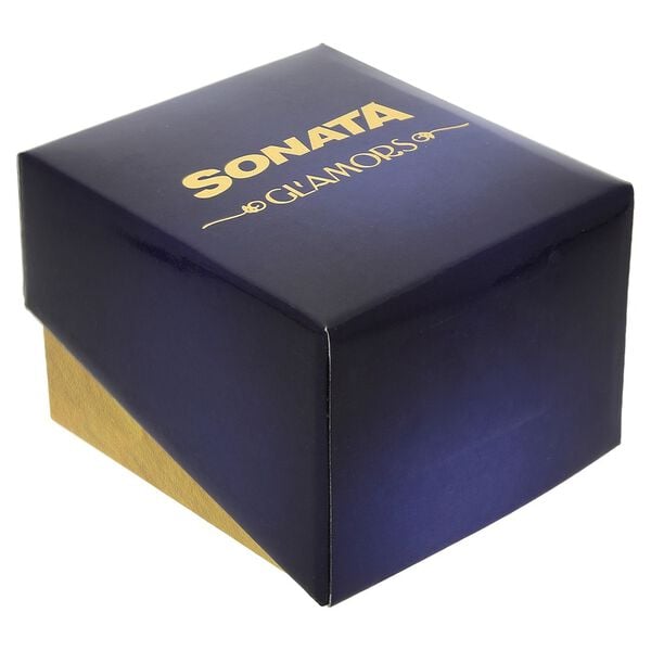 Sonata Quartz Analog with Day and Date Black Dial Stainless Steel Strap Watch for Men - image number 4