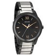 Sonata Quartz Analog Black Dial Metal Strap Watch for Men - image number 0