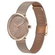 Sonata Poze Quartz Analog Rose Gold Dial Mesh Strap Watch for Women - image number 3