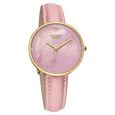 Poze by Sonata Quartz Analog Pink Dial PU Leather Strap Watch for Women - image number 1
