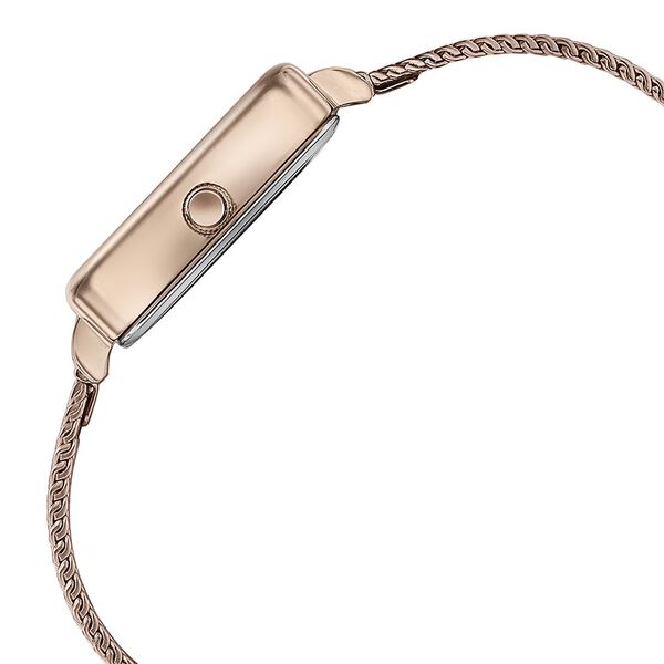 Sonata Quartz Analog White Dial Rose Gold Stainless Steel Strap Watch For Women - image number 4