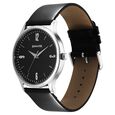 Sonata Aspire Quartz Analog Black Dial Leather Strap Watch for Men - image number 2