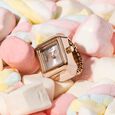 Sonata Poze Quartz Analog Silver Dial Rose Gold Colour Metal Strap Watch For Women - image number 0