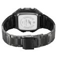 Sonata Hexa Digital Black Dial Grey Color Stainless Steel Strap Watch For Unisex - image number 3
