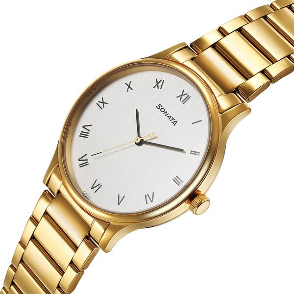 Sonata Quartz Analog Silver Dial Watch for Men - image number 2