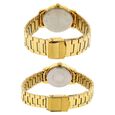 Sonata Quartz Analog Golden Dial Metal Strap Watch for Couple - image number 3