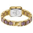 Poze Poze Quartz Analog Purple Dial Two Toned Metal & Plastic Strap Watch For Women - image number 6