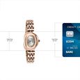 Poze By Sonata Quartz Analog Silver Dial Rose Gold Metal Strap Watch For Women - image number 3