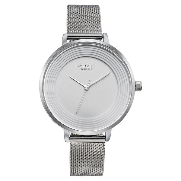 Sonata Poze Quartz Analog Silver Dial Mesh Strap Watch for Women - image number 1