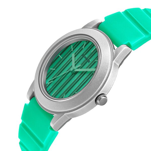 Sonata Play Green Dial Women Watch With Plastic Strap - image number 2