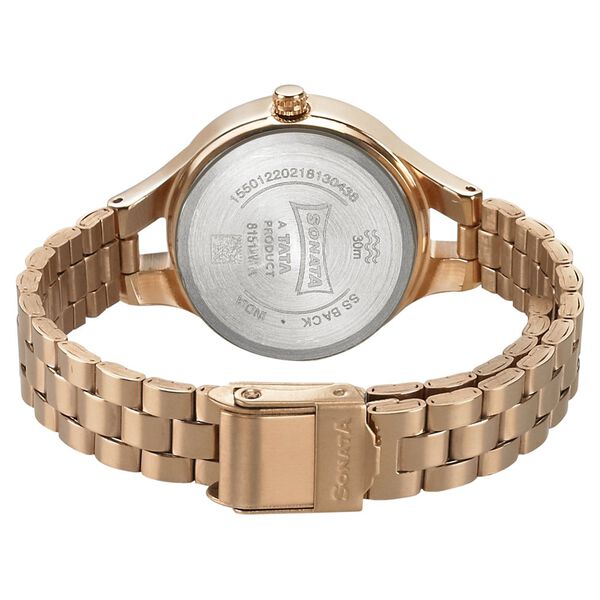 Sonata Blush Blue Dial Women Watch With Stainless Steel Strap - image number 3