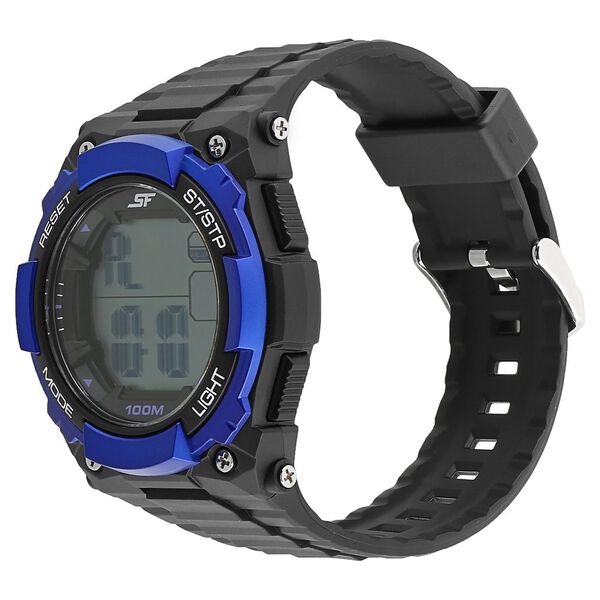 SF Digital Dial Plastic Strap Watch for Men - image number 1