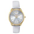 Sonata Poze Quartz Analog Pink Dial Leather Strap Watch For Women