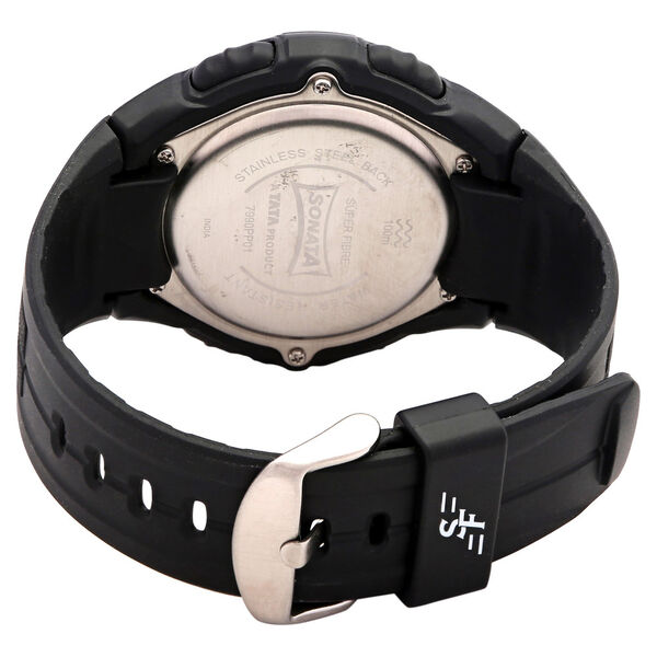 SF Digital Dial Plastic Strap Watch for Men - image number 2