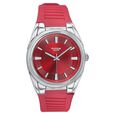 Poze By Sonata Quartz Analog Red Dial Red Silicone Strap Watch For Men - image number 1