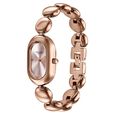 Poze By Sonata Quartz Analog Pink Dial Rose Gold Metal Strap Watch For Women - image number 4