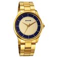 Sonata Traditional Essentials Quartz Analog Multicoloured Dial Golden Metal Strap Watch For Men - image number 1