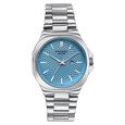 Sonata Poze Quartz Analog Blue Dial Silver Colour Stainless Steel Strap Watch For Men - image number 2