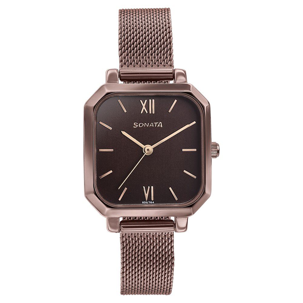 Sonata rectangular watch best sale