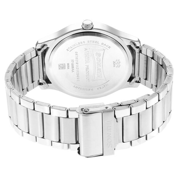 Sonata Quartz Analog Multicoloured Dial Stainless Steel Strap Watch for Men - image number 3