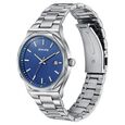 Sonata Jashn Quartz Analog Blue Dial Silver Metal Strap Watch For Men - image number 2