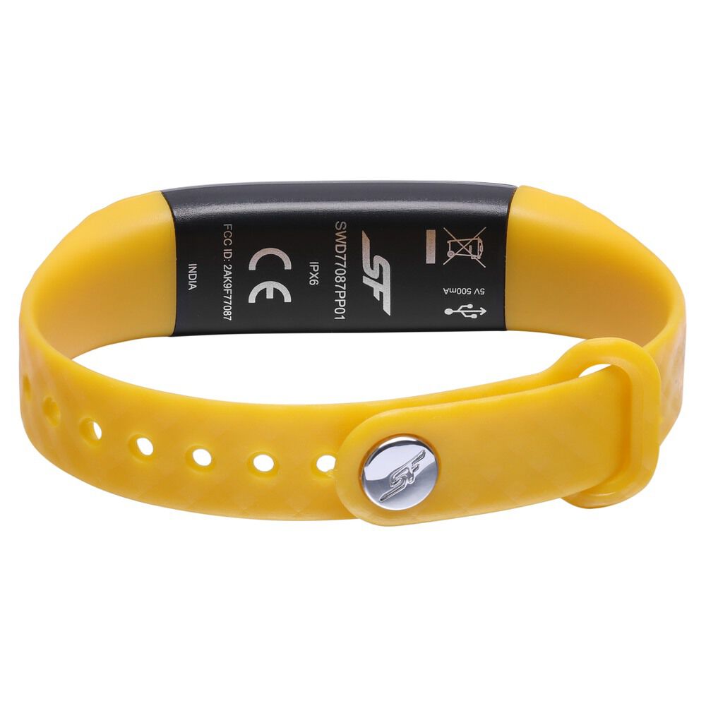 SF Smart Black Dial TPU Strap Unisex Watch