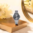 Sonata Poze Quartz Analog Pink Dial Rose Gold Colour Stainless Steel Strap Watch For Women