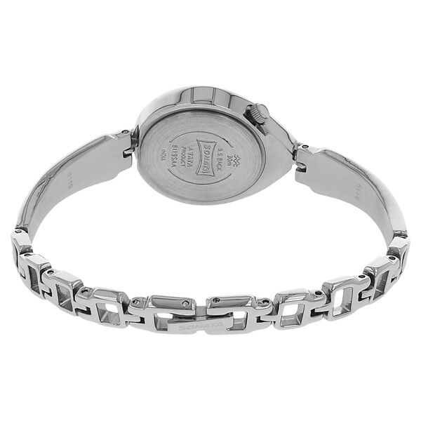 Sonata Quartz Analog Silver Dial Metal Strap Watch for Women - image number 3