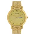 Sonata Quartz Analog with Day and Date White Dial Stainless Steel Strap Watch for Men